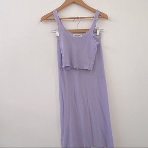 Wild Honey Crop Top and Skirt set. Two piece set